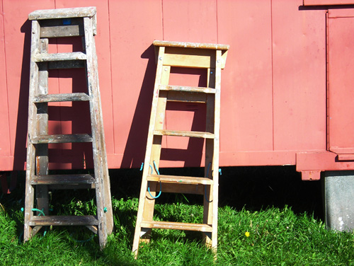 23 two ladders