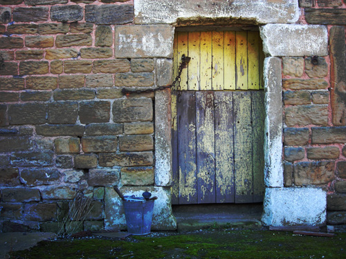 28 a yellow door 