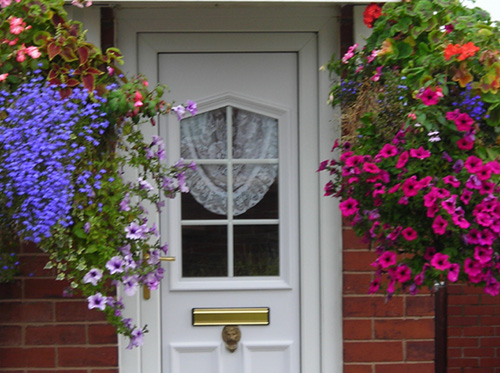 23 flower door